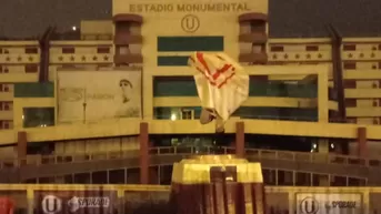 Universitario: Así está la estatua de Lolo tras ataque de barristas de Sporting Cristal