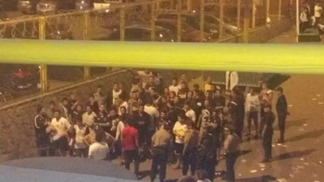 Universitario: barristas culpan a hinchas de Colo Colo por vandalismo