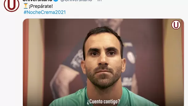 José Carvallo tiene un mensaje para los hinchas de Universitario.