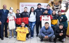 Colectivo USA se convirtió en sponsor del equipo de futsal down de Universitario - Noticias de entrenador-del-mes