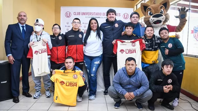 Colectivo USA se convirtió en sponsor del equipo de futsal down de Universitario