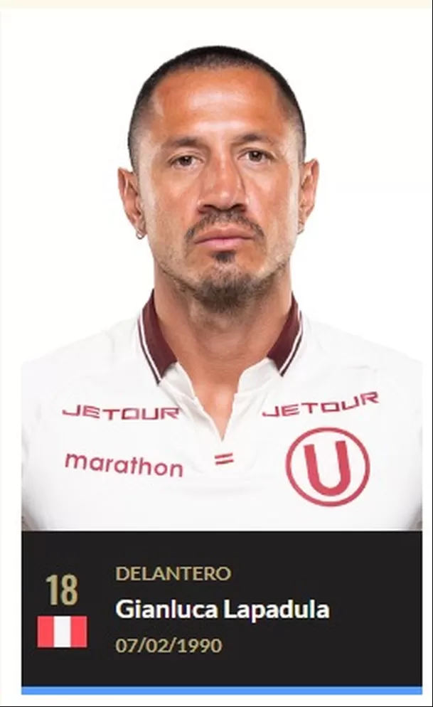 Gianluca Lapadula utilizará el número 18 / Foto: Universitario