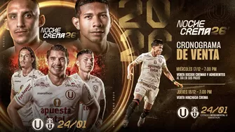 La 'Fiesta del Tricampeón', la presentación de Universitario 2026, será ante la Universidad de Chile. | Universitario