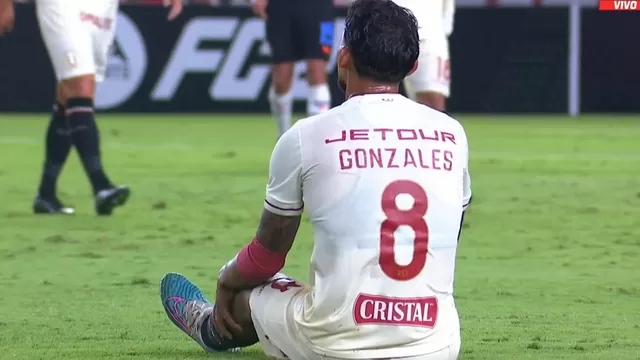 Universitario confirmó lesión de Christofer Gonzales que contrajo ante LDU