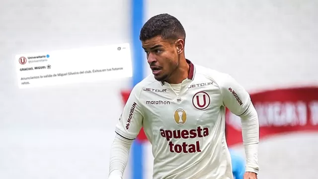 Universitario logró definir el futuro de Miguel Silveira con miras al Torneo Clausura de la Liga 1 / Foto: X Universitario