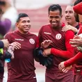 Universitario: Edison Flores cumplió su primera práctica con los cremas