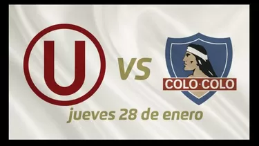 Universitario enfrentará a Colo Colo en la Noche Crema 2016