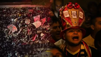 Universitario: Espectacular banderazo crema y rojo en Andahuaylas