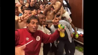 Universitario: lo que no se vio del festejo y de la divertida foto de Chale