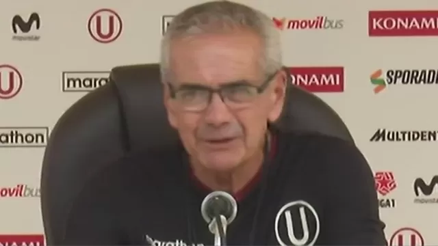 Gregorio Pérez, entrenador de Universitario. | Video: GolPerú