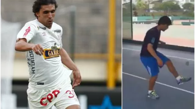 Universitario: Guti y un entrenamiento a lo Diego Armando Maradona