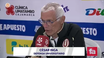 Héctor Cúper se pronunció luego del triunfazo de Universitario 3-2 sobre FC Cajamarca por la fecha 5 del Clausura / Fuente: Fútbol en América