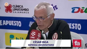 Cúper contó por qué Universitario SUFRIÓ ante FC Cajamarca y sobre qué sistema utilizará