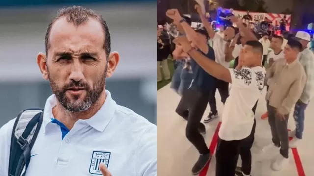 Así imitaron los jugadores de Universitario a Hernán Barcos. | Video: @pasefiltrado.pe