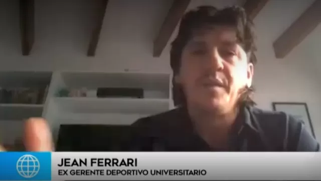 Jean Ferrari, exgerente deportivo de Universitario.