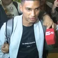 Jorge Gutiérrez llegó a Lima y se mostró sorprendido por la multitud que lo recibió