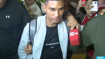 Jorge Gutiérrez llegó a Lima y se mostró sorprendido por la multitud que lo recibió