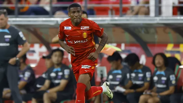 José Carabalí llegaría a Universitario de Deportes tras rescindir contrato con Nagoya Grampus de Japón. | Foto: Nagoya