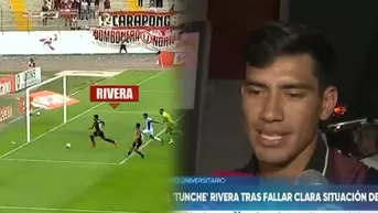 José Rivera dijo por qué cometió insólito blooper en triunfo de Universitario: "Quise.."