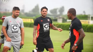 Cantoro y Vargas en Campo Mar. Foto: Universitario de Deportes.