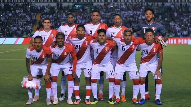 La foto de la selección peruana previo al partido con Costa Rica en noviembre de 2018. | Foto: AFP