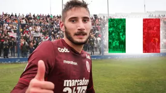 Tiago Cantoro, ex Universitario, fue oficializado por mítico club de Italia: "Delantero fuerte"