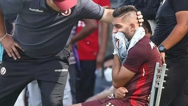 Universitario: Luis Urruti se perderá toda la temporada por rotura de ligamentos