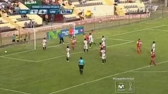 Universitario: mira el gol que se falló Germán Alemanno bajo el arco