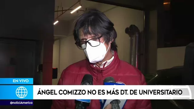 Universitario oficializó la salida de Ángel Comizzo del cuadro crema