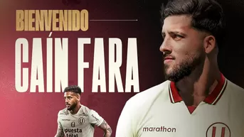 Universitario presentó a Caín Fara como su refuerzo para el 2026