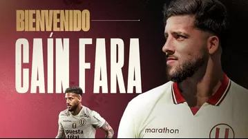 Universitario presentó a Caín Fara como su refuerzo para el 2026