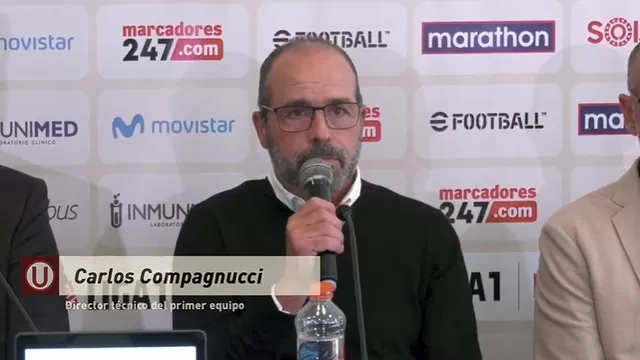 Universitario presentó a Carlos Compagnucci como su nuevo entrenador