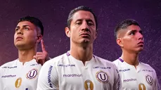 El club merengue psacó a la venta su nueva 'mica' crema con detalles morados para homenajear la Fe hacia el Cristo Moreno. | Universitario