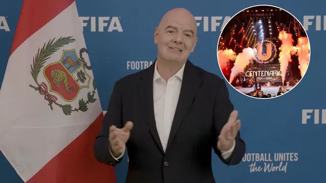 Gianni Infantino envió un saludo al club crema por sus 100 años de vida institucional. | Video: Univesitario