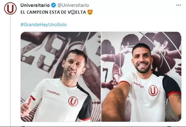 Universitario inició pretemporada. | Fuente: @universitario