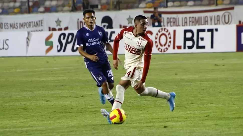 El mediocampista de 23 años debutó en el empate 1-1 frente a Cienciano por la fecha 6 de la Liga 1.  | Foto: GOL  Perú.