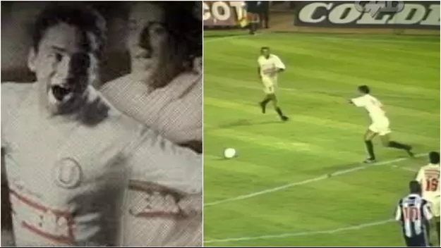 Universitario recordó triunfo sobre Alianza Lima en 1995 con gol de Roberto Martínez