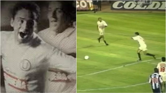 Universitario recordó triunfo sobre Alianza Lima en 1995 con gol de Roberto Martínez
