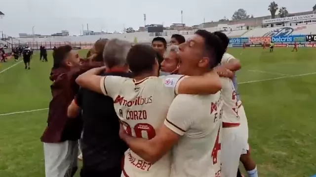 Universitario: Revive desde cancha el festejo tras el gol del triunfo sobre Cienciano