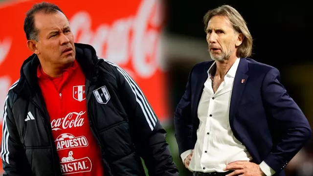 Juan Reynoso y Ricardo Gareca ambos técnicos con pasado en la selección y Universitario. | Video: Canal N.