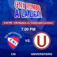 Universitario será rival de Estudiantil CNI en su &#39;Noche Alba&#39;