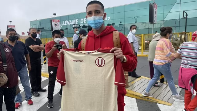 Universitario: Rodrigo Vilca llegó al Perú y le envió un mensaje a los hinchas cremas