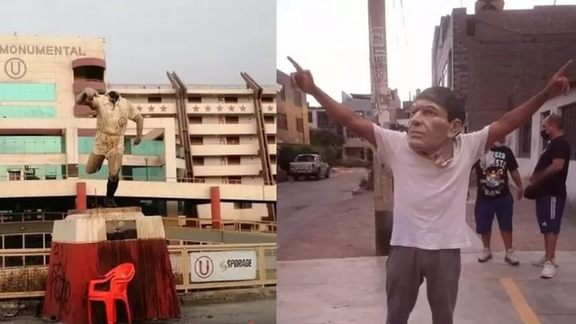 Universitario se pronunció tras ataque contra estatua de Lolo Fernández