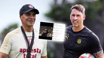 Sebastián Britos sorprendió a todos al dejarle un mensaje a Fabián Bustos tras confirmarse su retorno a Universitario / Fuente: X Universitario - Peñarol