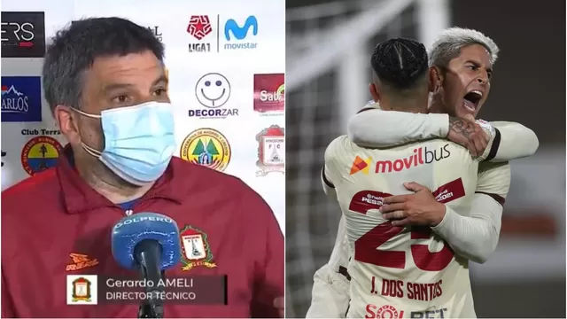 Gerardo Ameli, DT argentino de 50 años. | Video: Gol Perú