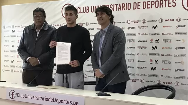 Tiago Cantoro es oficialmente jugador de Universitario | Foto: @garracrema24.