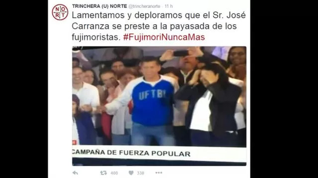 Universitario: Trinchera Norte criticó apoyo del &#39;Puma&#39; Carranza a Fujimori-foto-2