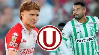 ¿Edwin Cardona y Leonardo Gil ficharán por Universitario? / Foto: Huracán y Atlético Nacional / Video: Universitario TV