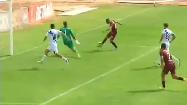 Rodrigo Vilca tuvo la oportunodad de anotar en el último minuto de descuento. | Video: Gol Perú