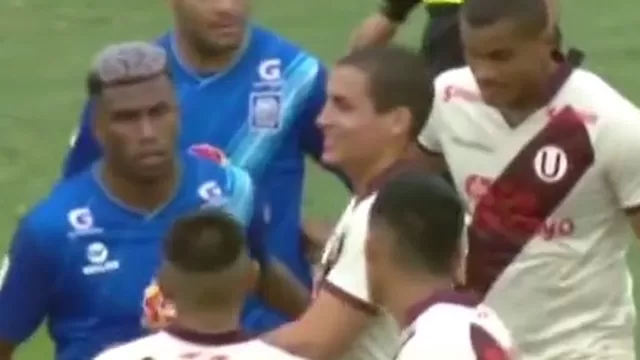 Hubo tensión al final del partido Universitario vs. Alianza Atlético | Video: Gol Perú.